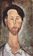 Amedeo Modigliani Portrat des Leopold Zborowski oil